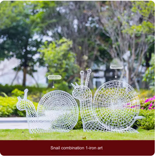 Outdoor Garden Landscape Iron Art Stainless Steel Butterfly, Dandelion, Plum Blossom, Deer, Rabbit Sculpture Animal Large Ornament.