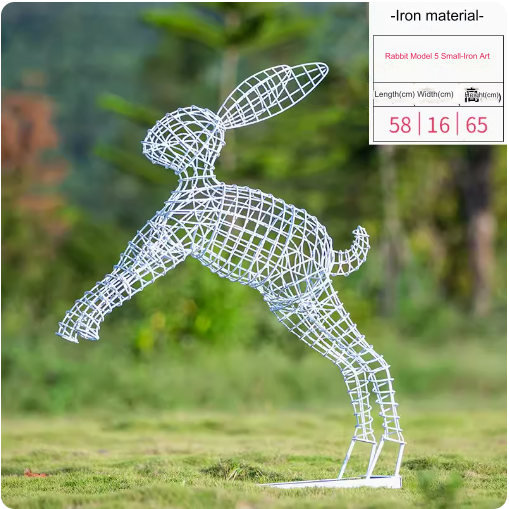 This stainless steel hollow-out sculpture features a graceful deer amidst blooming dandelions, adding a touch of elegance to any outdoor space.