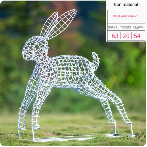 This stainless steel hollow-out sculpture features a graceful deer amidst blooming dandelions, adding a touch of elegance to any outdoor space.