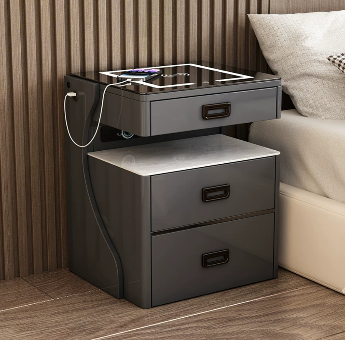 Secure Your Space in Style: Modern Smart Bedside Safe