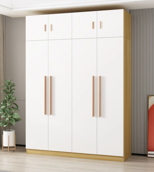 Small Space, Smart Storage: Simple Wooden Wardrobe