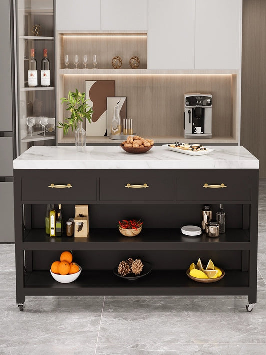 Upgrade Your Cooking Space with a Marble Center Island.200*60*85cm