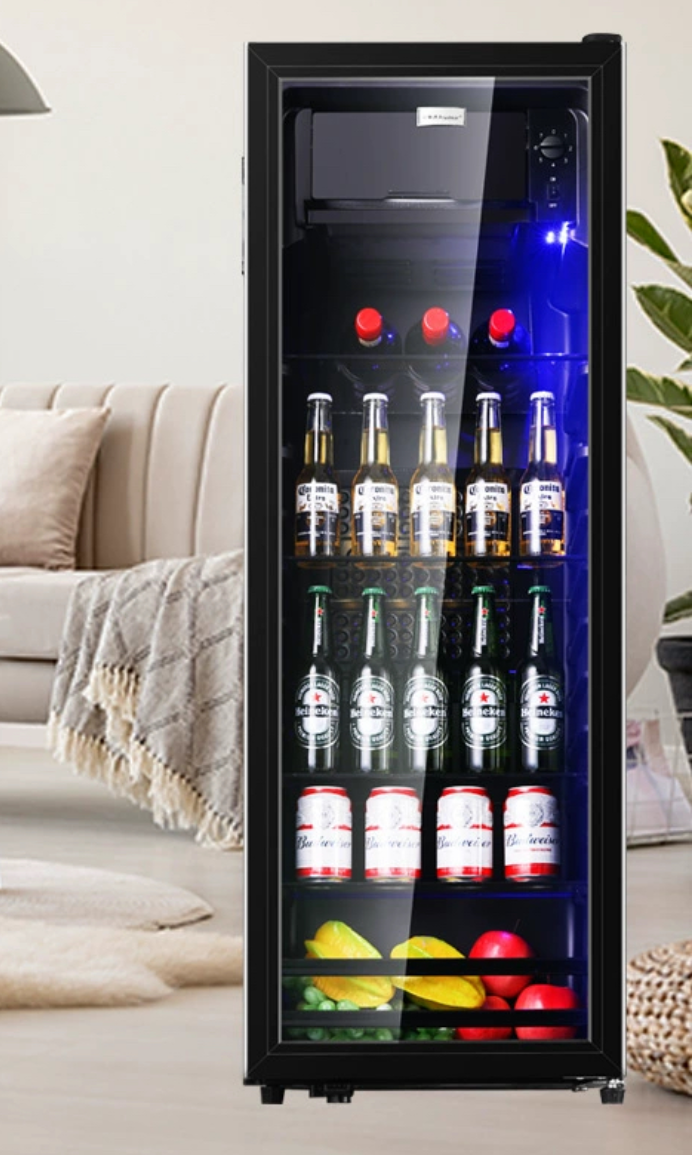 Cool Comfort, Warm Tastes convenient Small Glass Door Wine Cooler