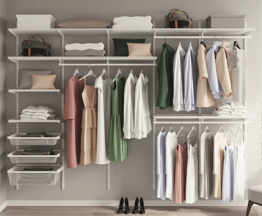 Organize in Style and Maximize Space with Three Rooms Wall-Mounted Closet Wardrobe