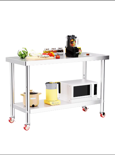 Elevate Your Cooking Space with our Commercial Load-Bearing Table.100*60*80cm