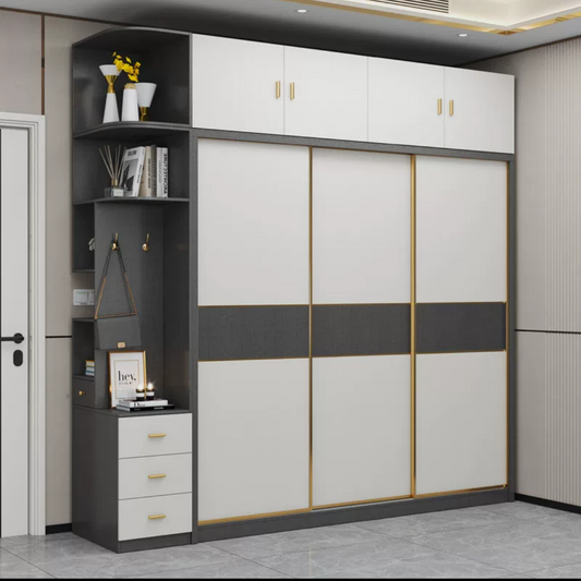 Maximize Space in Style: Wooden Sliding Door Wardrobe for Small Apartments