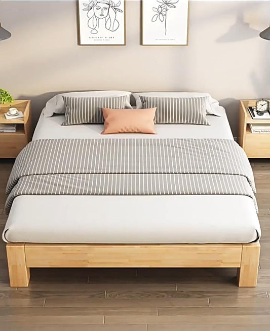 Quality Meets Comfort Full Solid Wood Tatami Bed - Delivered, Installed, and Designed Just for You