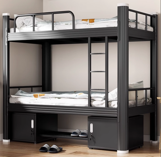 Smart Living, Smart Sleeping: Double Height Steel Frame Bed - Perfect for All