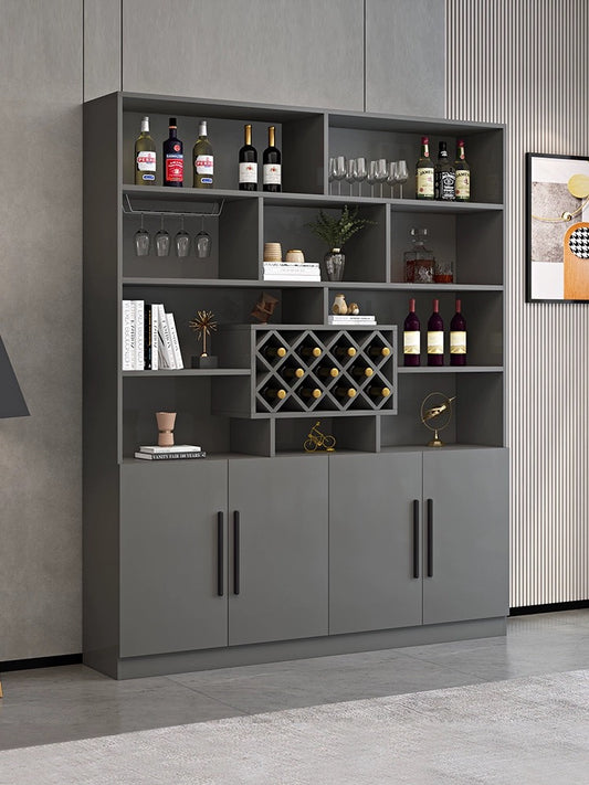 Elevate Your Space with Elegance: Modern Minimalist Wine & Storage Cabinet