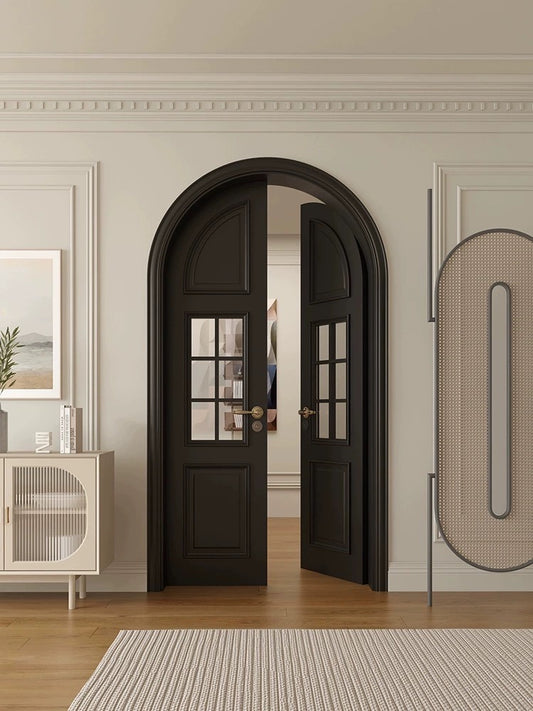 Crafted Elegance: Custom Arc Arched Painted Door for Your Stylish Living Spaces