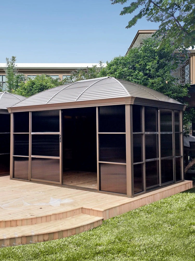 Aluminum Alloy Sun Room: Elevate Your Outdoor Living with Stylish Courtyard Pavilion