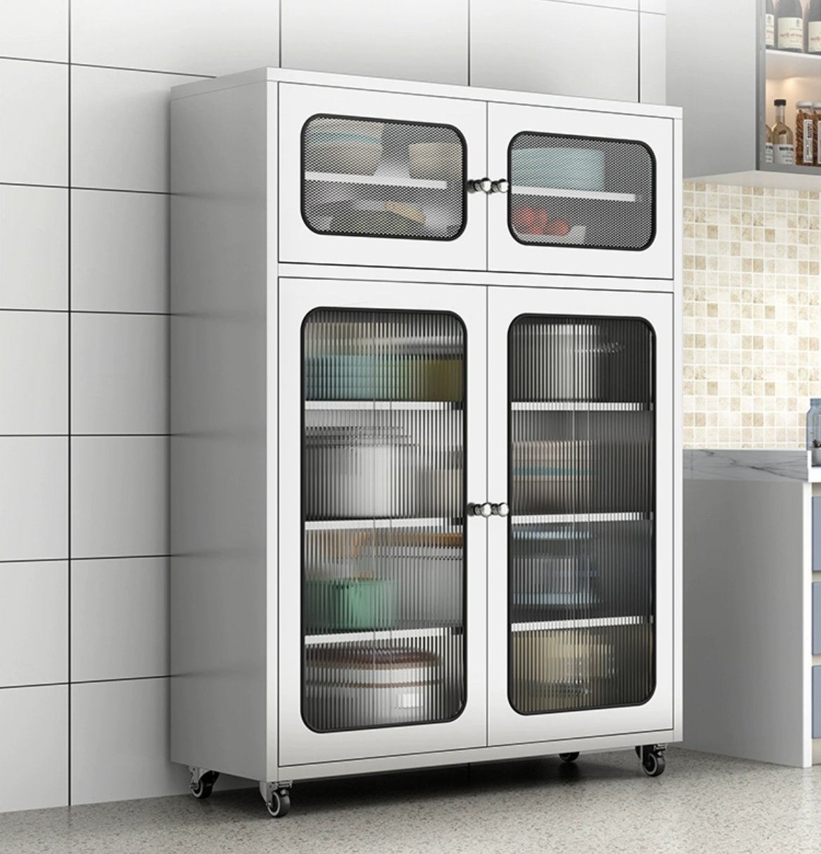 Modern Storage luxuryl: Stainless Steel Kitchen Utensil Cabinet