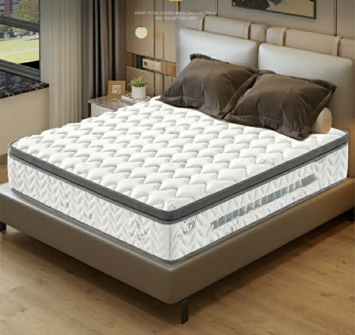 Hong Kong Mattress Top 10 Brands, Sea Horse Qin Official Flagship, Home Use 20cm Soft Mattress Latex Coconut Palm Spring.