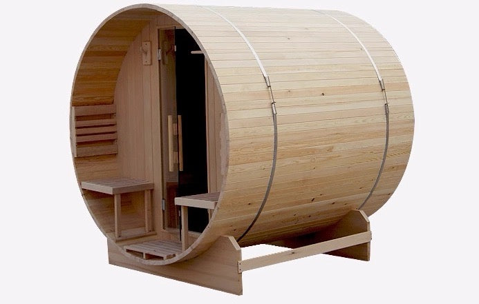 Experience Tranquility and Luxury with our Custom-Made Outdoor Sauna Rooms for Four or Six People – Your Personal Retreat in Nature