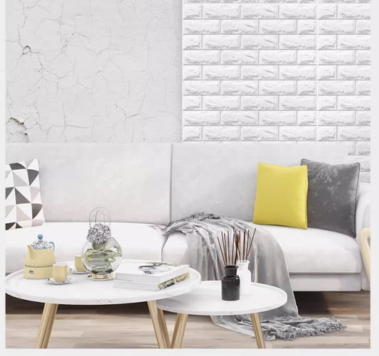 Cozy Home Transformation: Self-Adhesive Waterproof Brick Wall Wallpaper