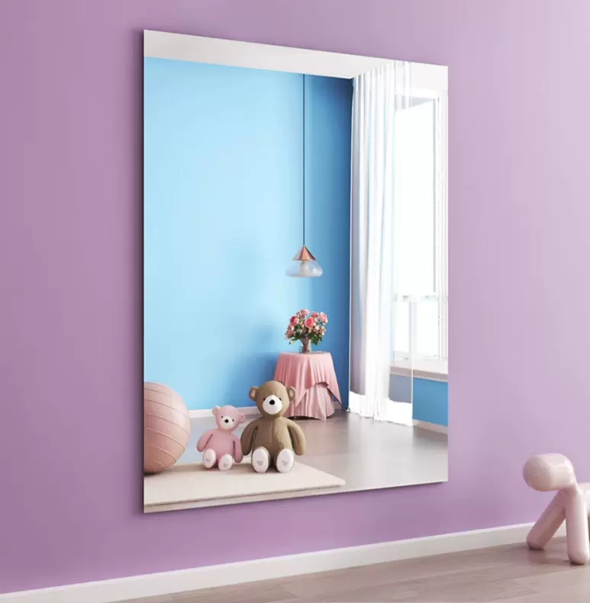 Turn Any Space into a Dance Studio: Self-Adhesive Dance Mirror Wall