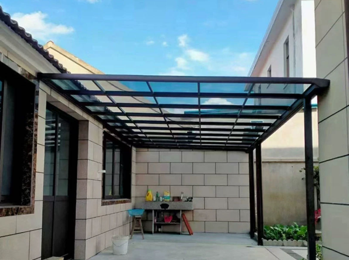 Elevate Your Space with Our Aluminum Alloy Canopy - A Stylish and Functional Sun Shelter for Balconies, Terraces, and Courtyards