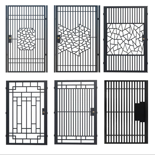 European Elegance: Zinc Steel Painted Courtyard Gate for Your Villa's Timeless Outdoor Charm