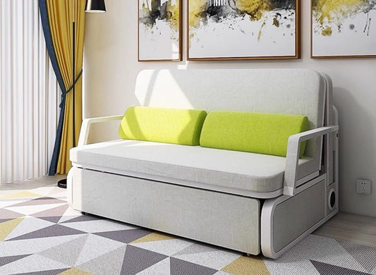 Experience Luxury Living with the Fully Automatic Folding Sofa Bed