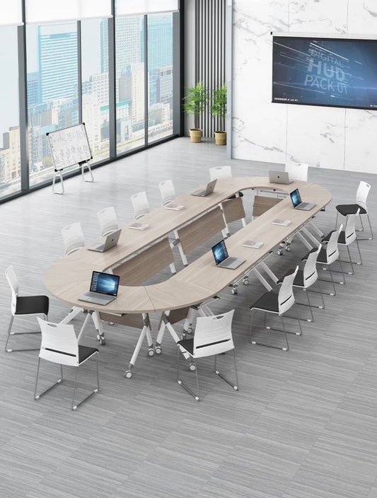 FlexiTable: Folding Training Table for Dynamic Workspaces