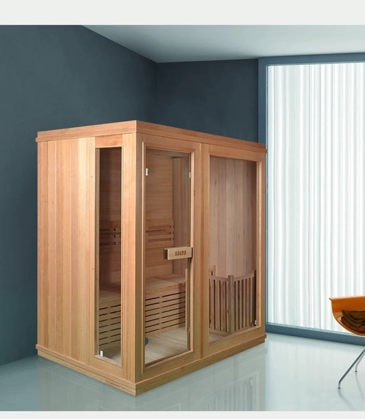 Experience Ultimate Relaxation with Our Home Sauna: Far Infrared, Steam, and Dry Evaporation, All in One