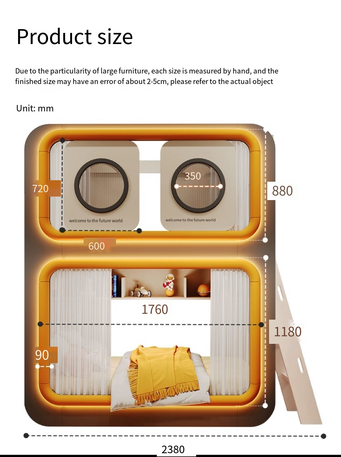 Maximize Space, Maximize Fun: Children's High and Low Bed - We Set It Up for You