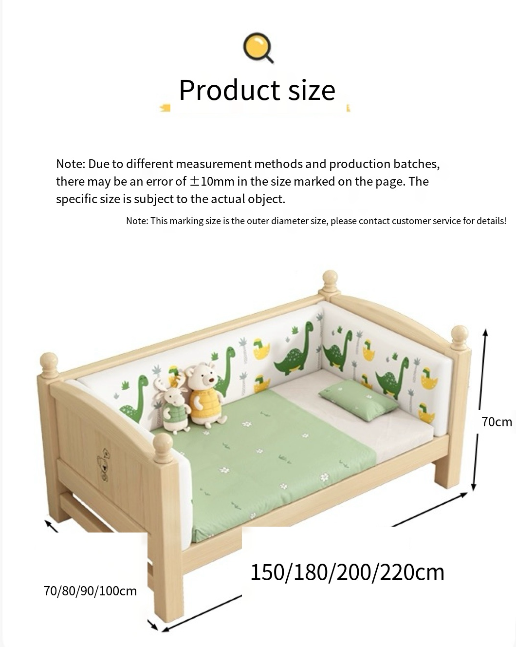 Transform Your Child's Room with a Custom Solid Wood Splicing Bed - Installation and Delivery Included