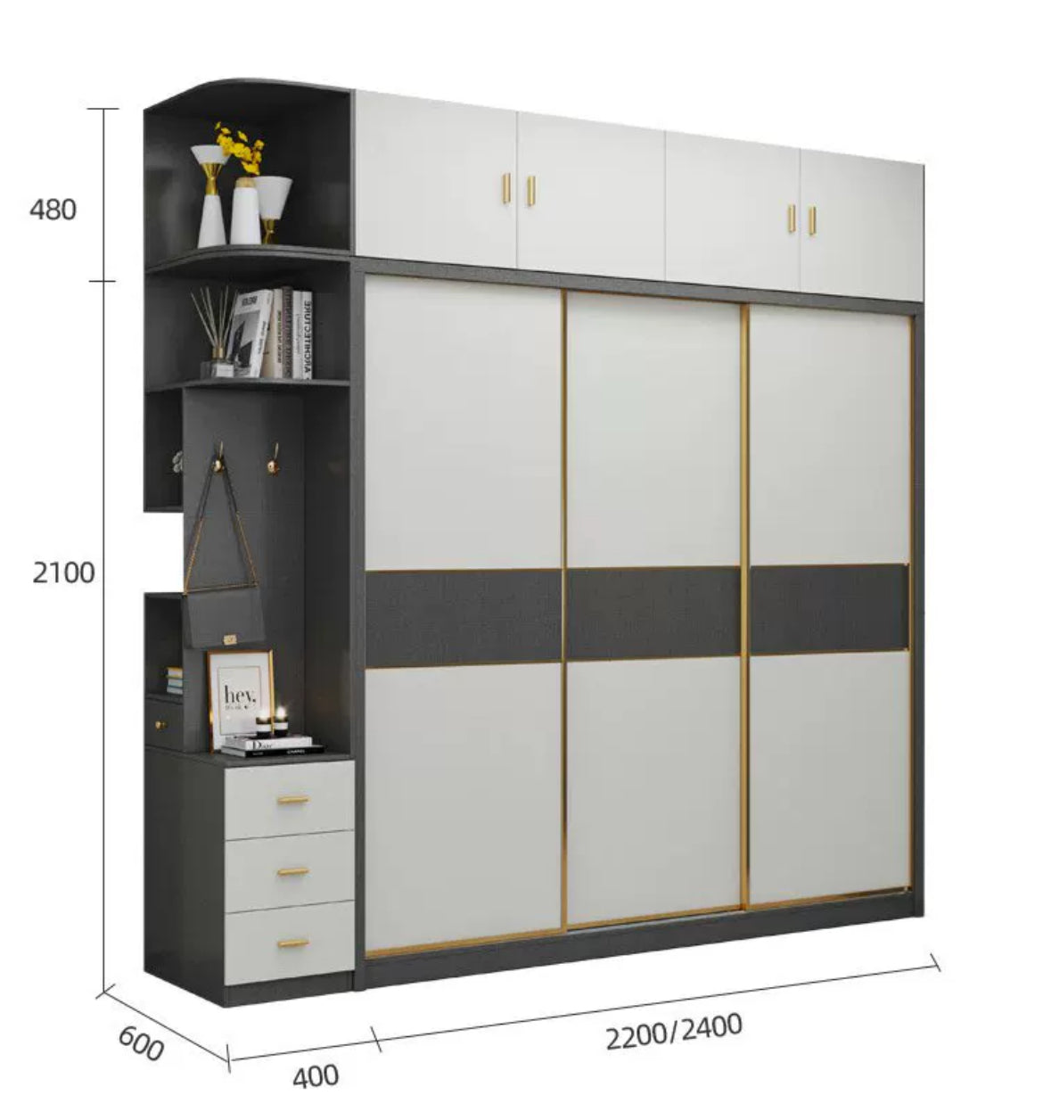 Maximize Space in Style: Wooden Sliding Door Wardrobe for Small Apartments