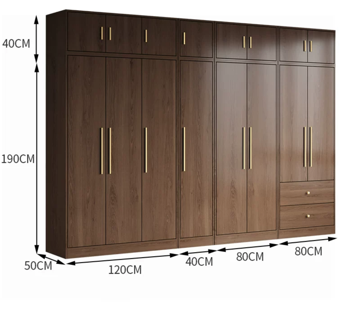 Smart Storage for Small Spaces Solid Wood Wardrobe for Modern Living