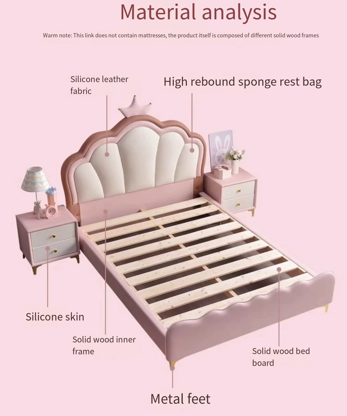 A Bed Fit for a Princess: 2023 Crown Princess Bed- A Fairytale Dream for Your Little Girl's Bedroom. Free Installation and Delivery.