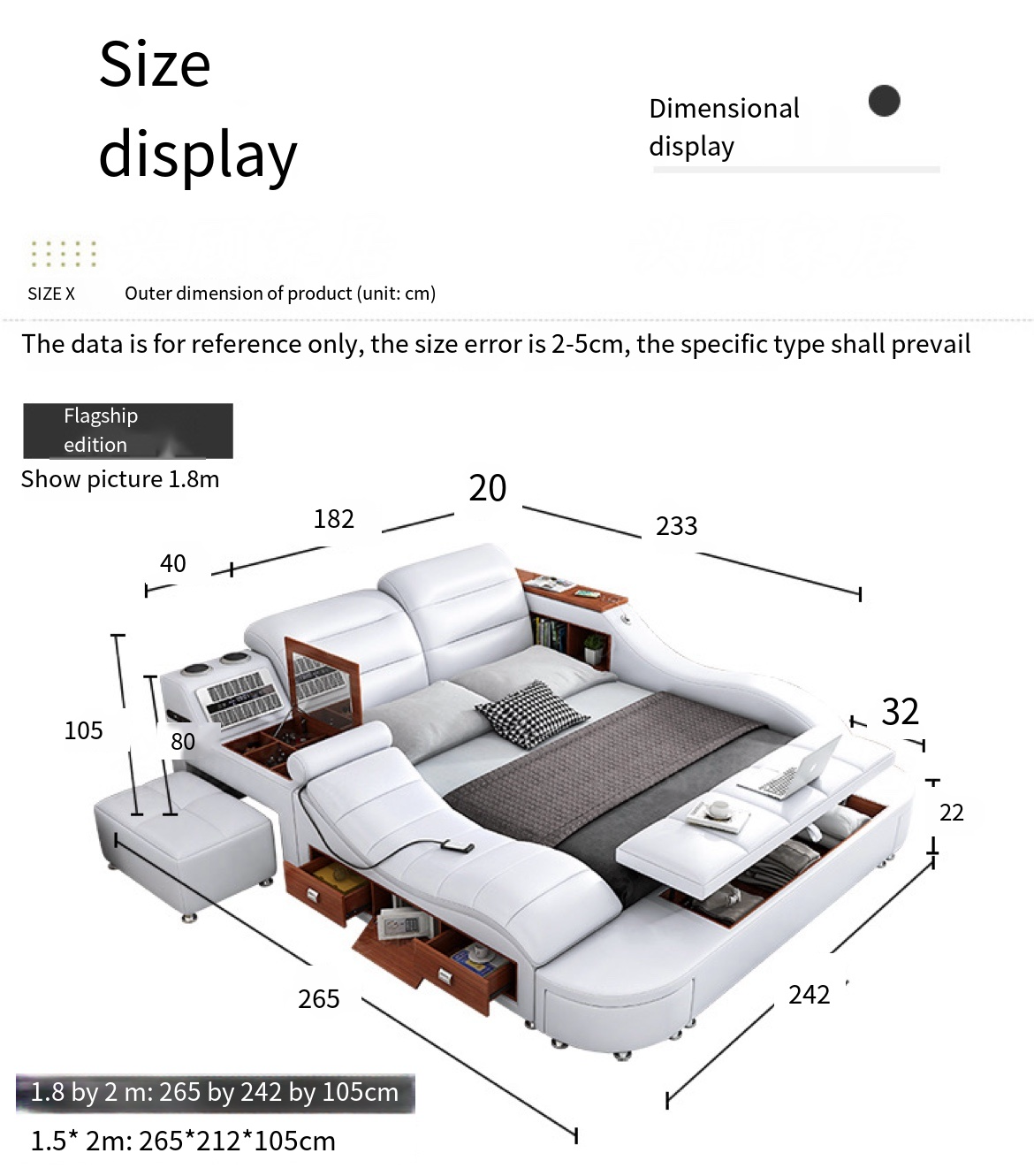 Elevate Your Bedroom Experience: European Style Tatami Bed with Smart Features - Delivered and Installed for You