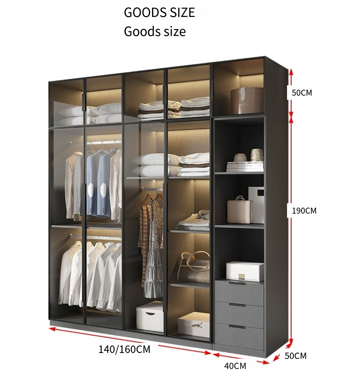 Upgrade Your Space: Light Luxury Bedroom Storage Cabinet