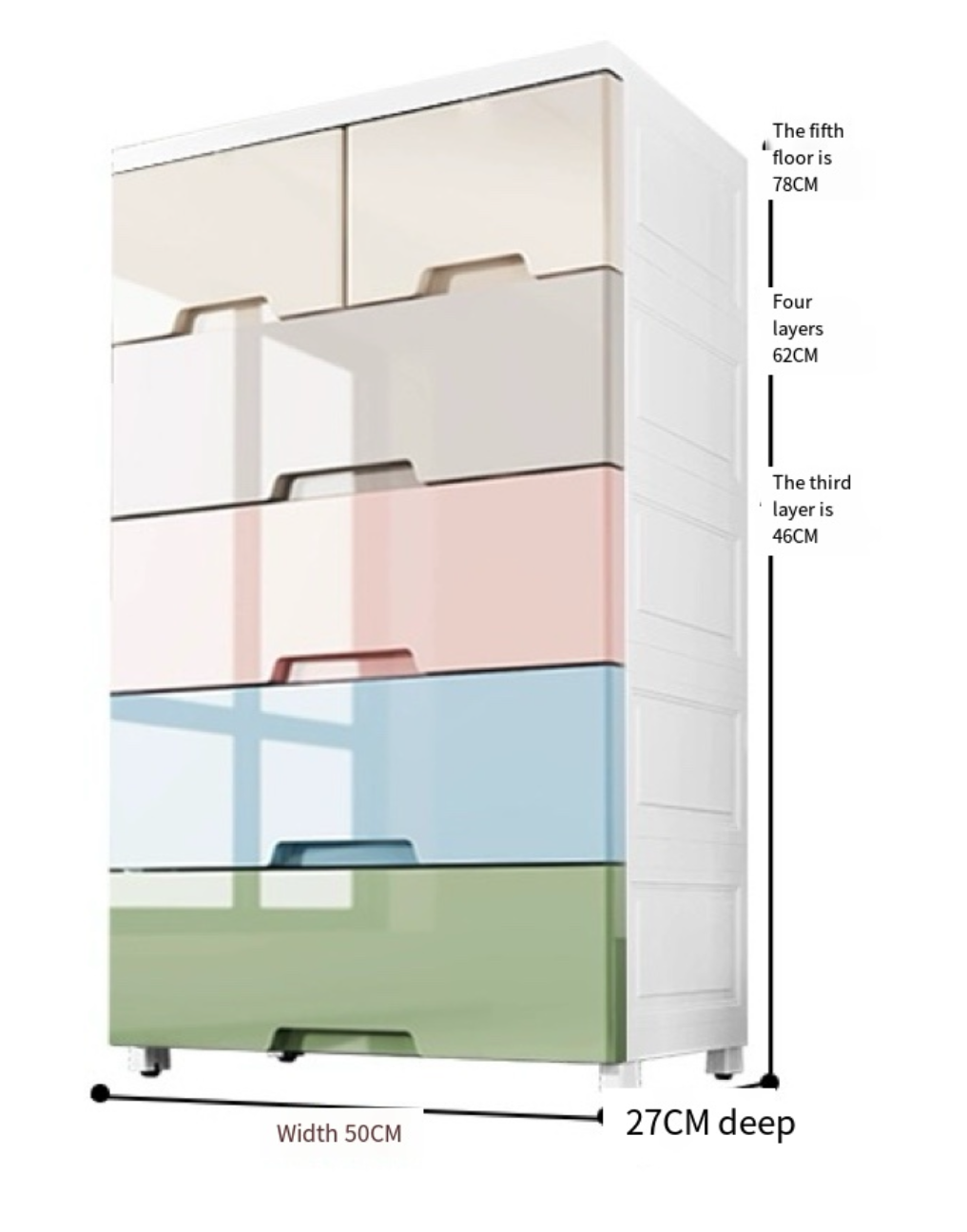 Simplify Your Life with our Drawer-Type Storage Cabinet – The Ultimate Home Storage Solution