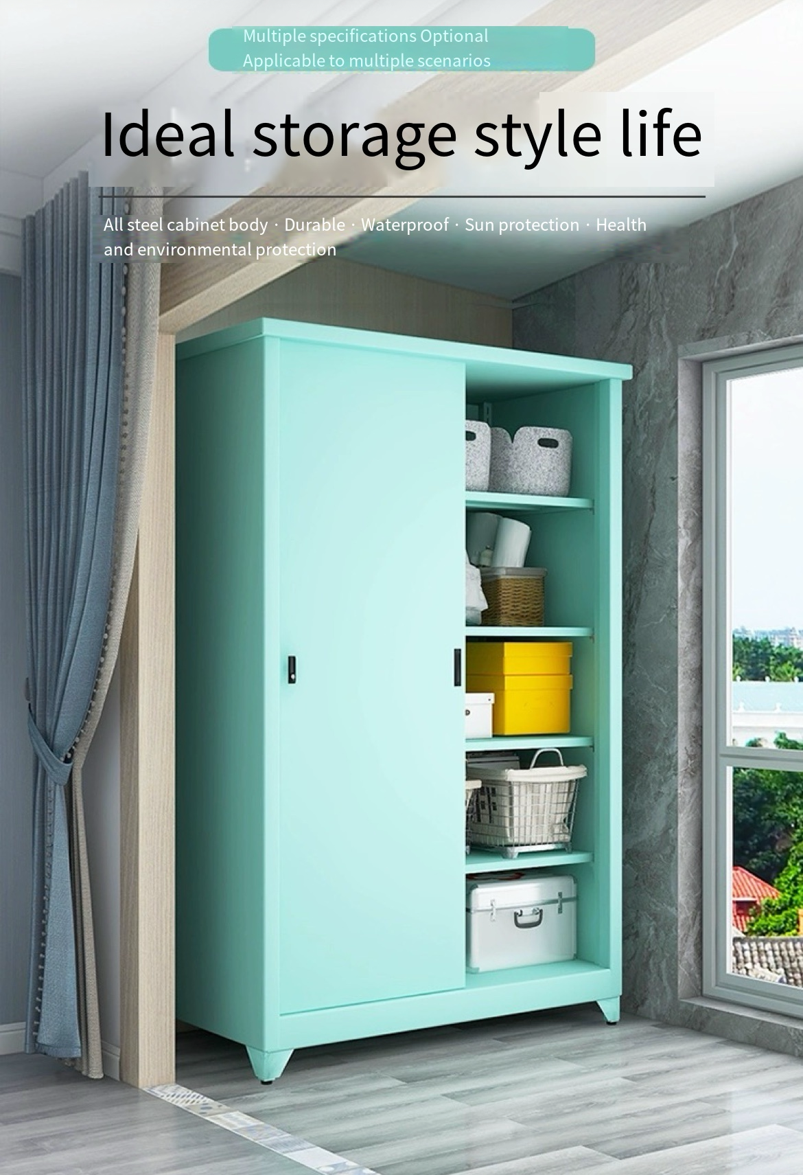 The Ultimate Balcony Upgrade: Waterproof, Sunproof, and Stylish Storage Cabinet