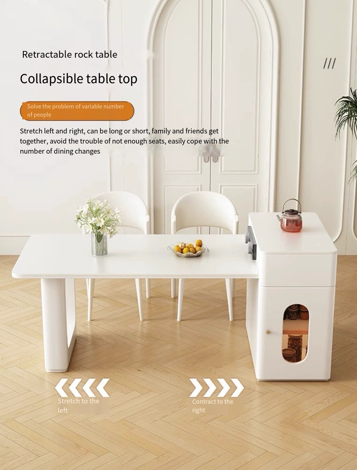 Simplify Meal Prep with Style: Small Apartment Island Table and chair set