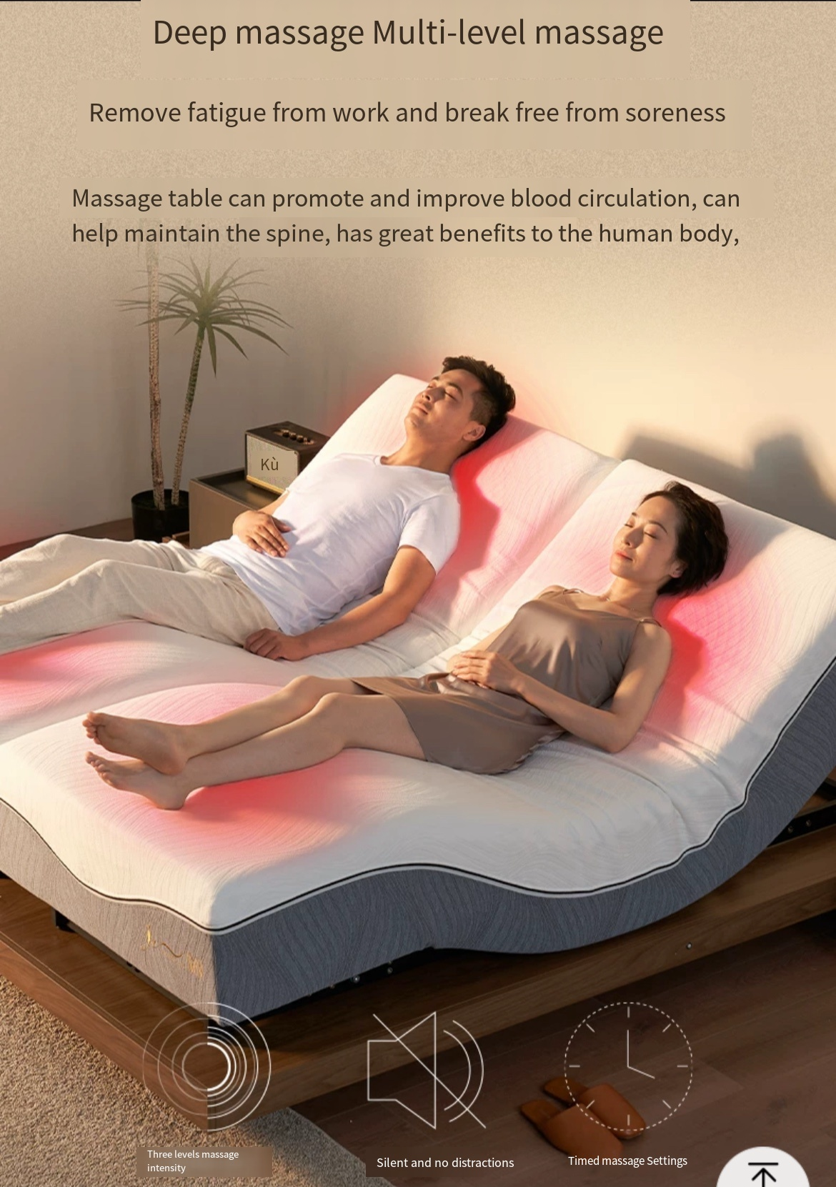 Experience Ultimate Comfort: Electric Intelligent Mattress with Remote Control and Zero Gravity Bed