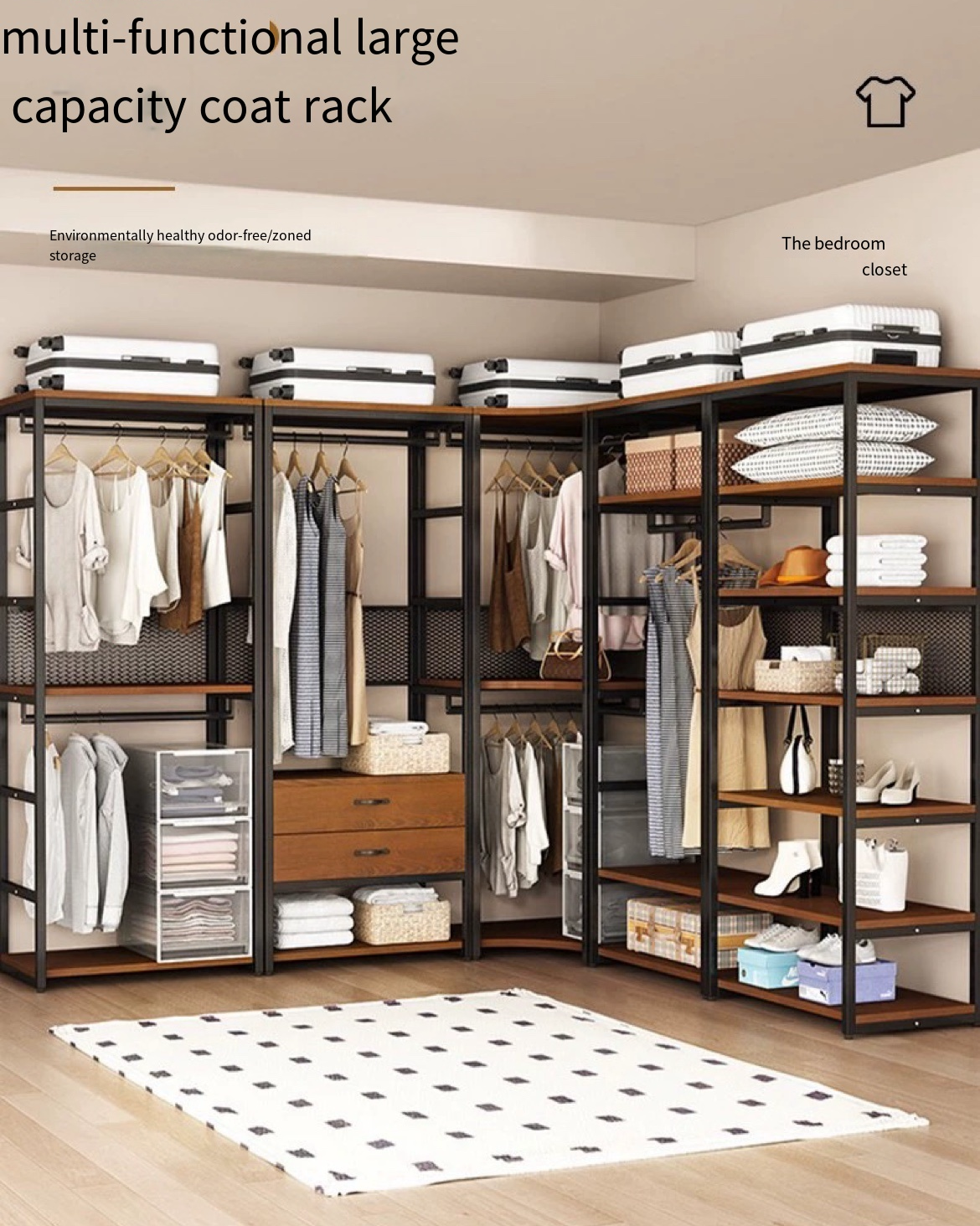 Maximize Space with our Multi-Functional walk-in Storage Solution