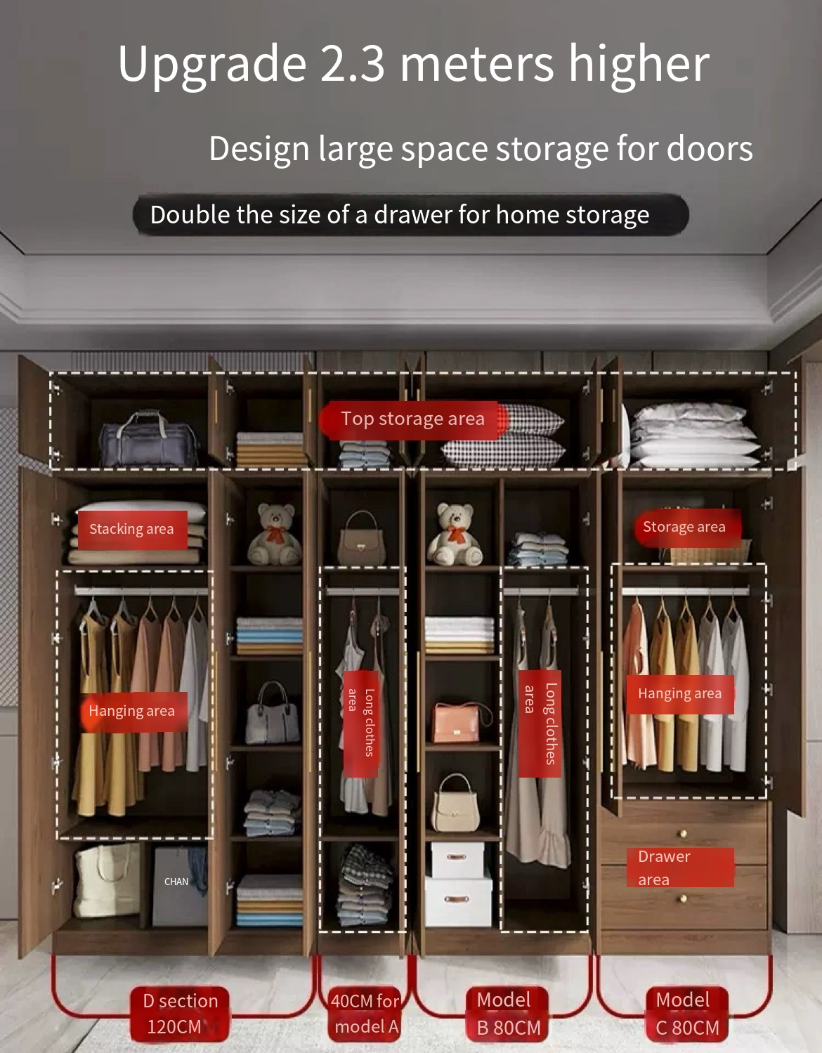 Smart Storage for Small Spaces Solid Wood Wardrobe for Modern Living