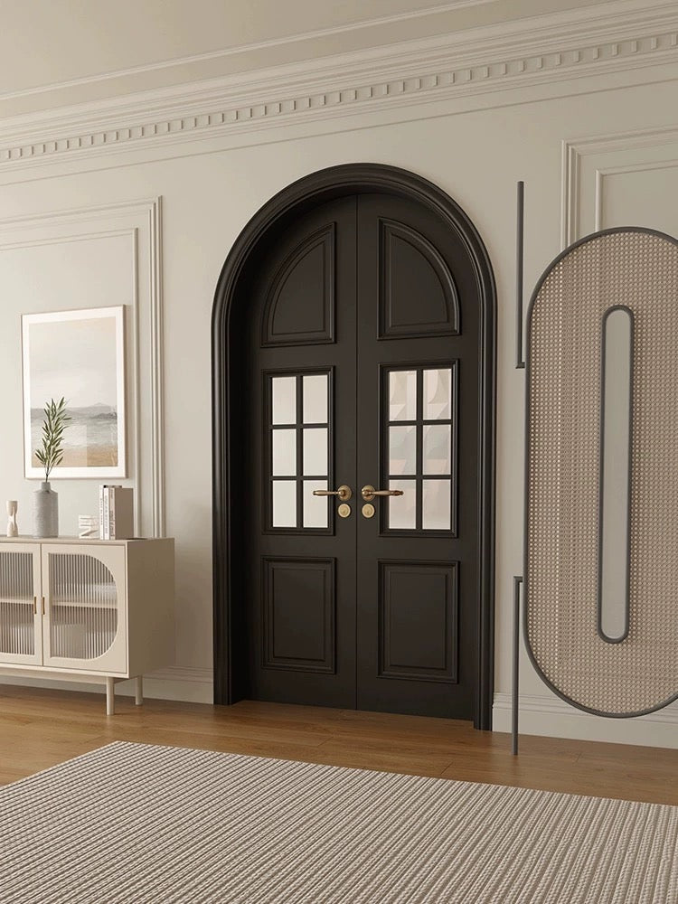 Crafted Elegance: Custom Arc Arched Painted Door for Your Stylish Living Spaces