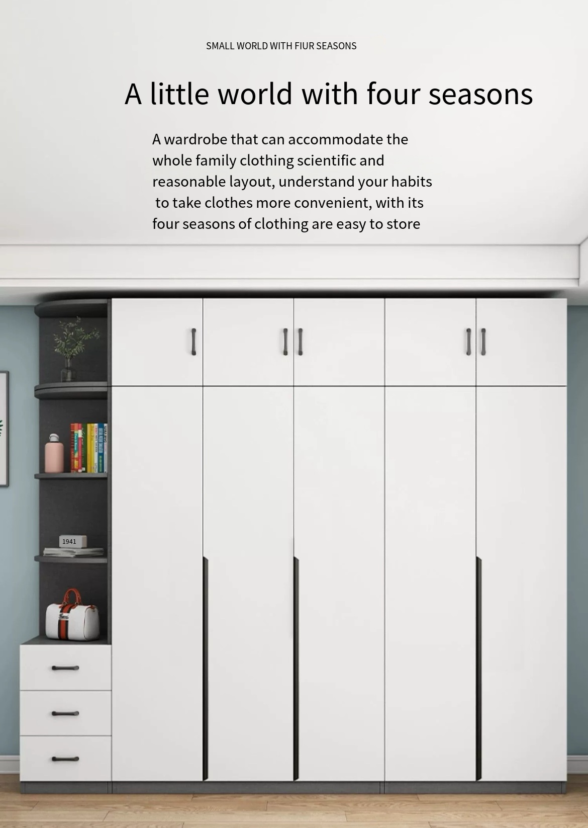 Space-Saving Solution: Solid Wood Wardrobe for Small Apartments