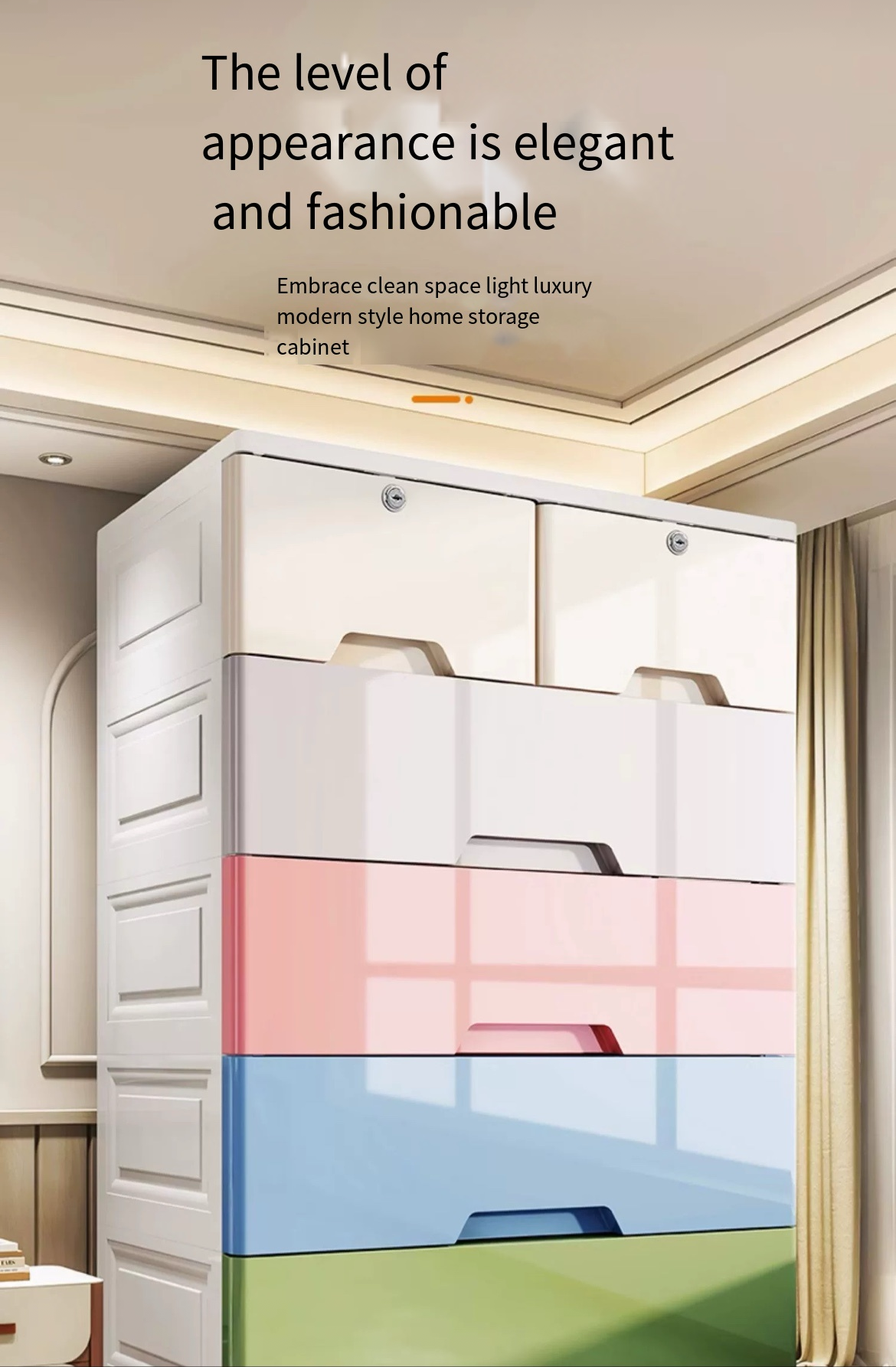 Simplify Your Life with our Drawer-Type Storage Cabinet – The Ultimate Home Storage Solution