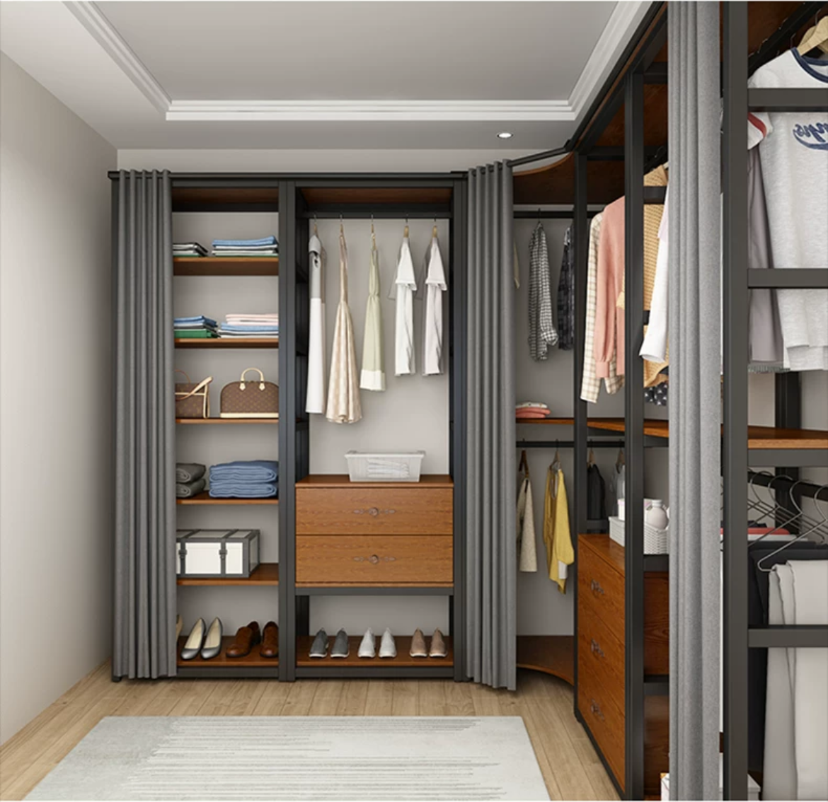 Your Dream Closet: Walk-In Wardrobe Storage Rack