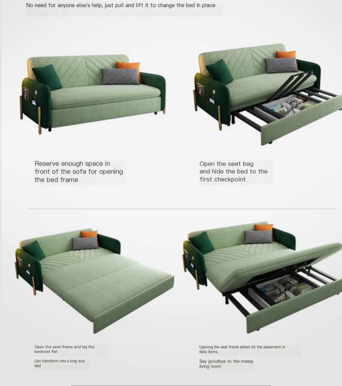 The Smart Choice for Small Apartments: 2-in-1 Sofa Bed