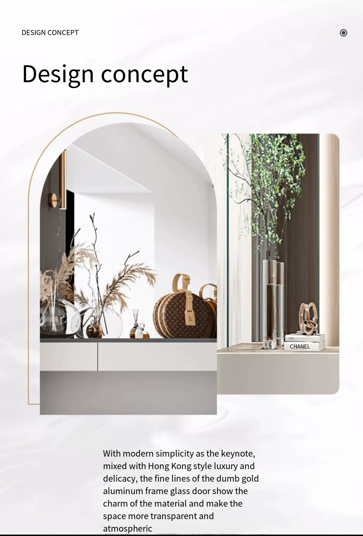 Step into Luxury Living with Our Mag Glass Door Wardrobe