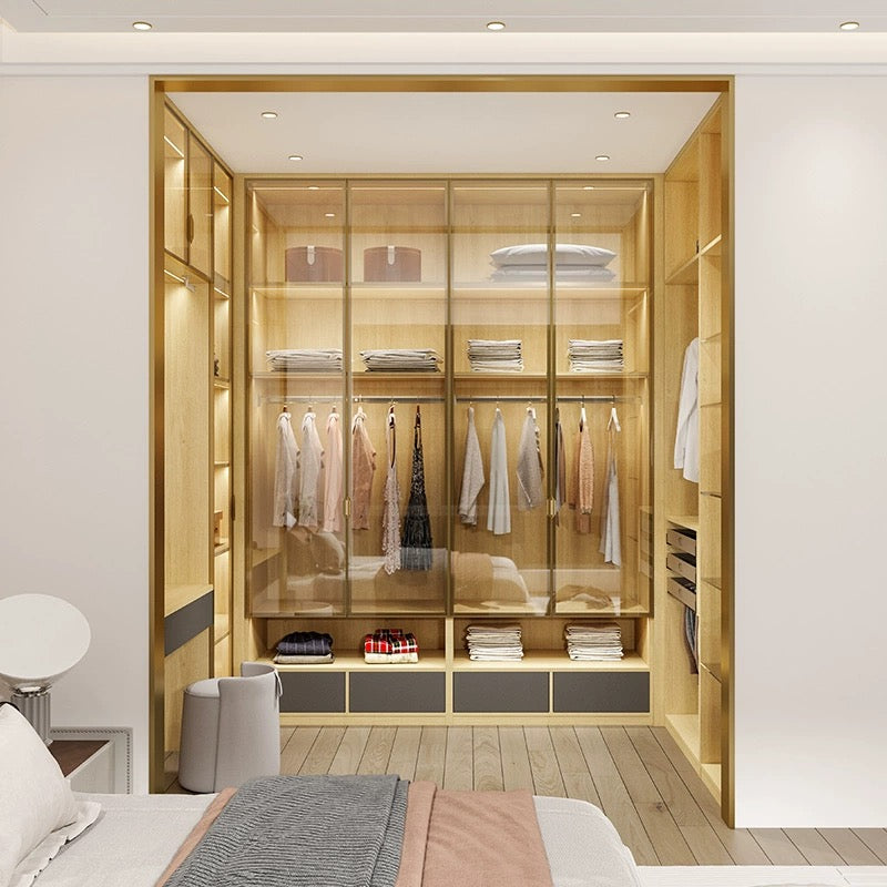 The Ultimate Master Bedroom Wardrobe: U-shaped Design Brilliance