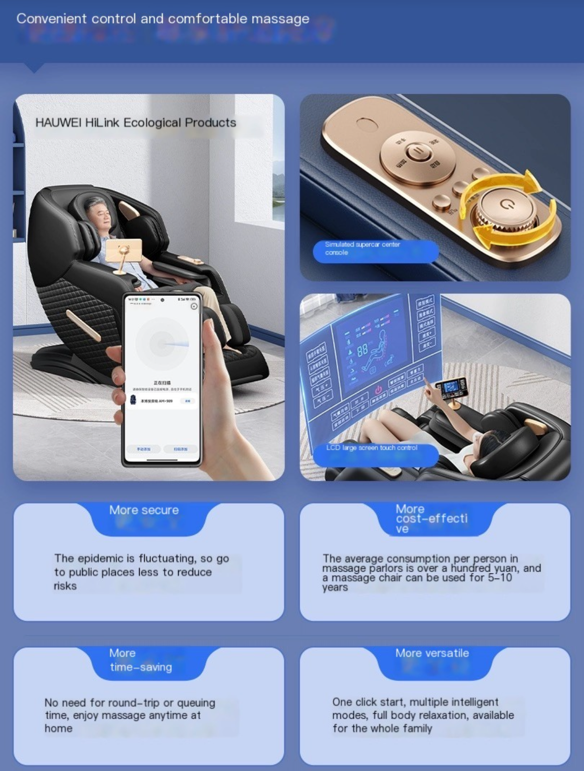 Revitalize Your Body and Mind: The Ultimate Smart Massage Chair by HUAWEI HiLink