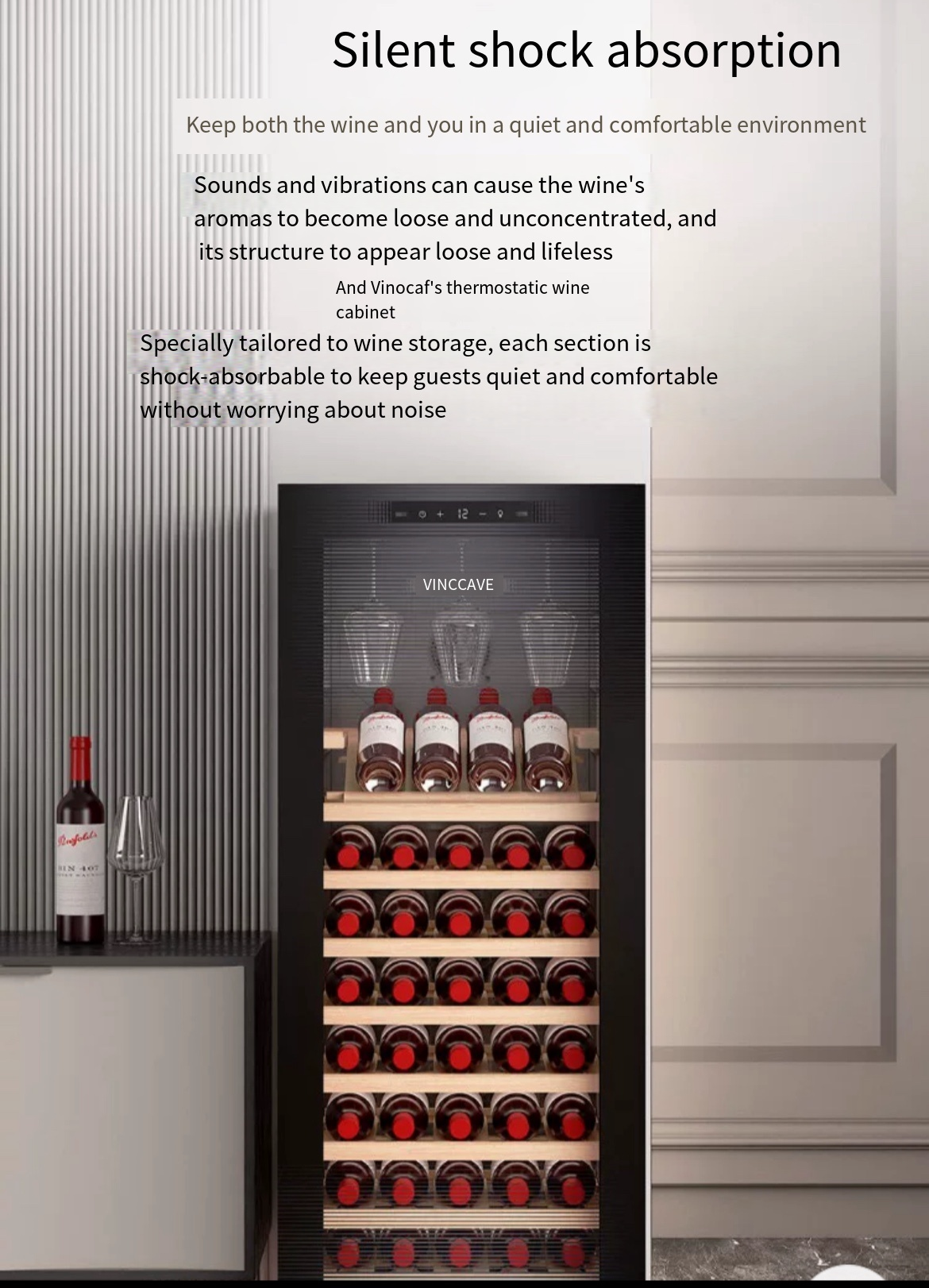 Vinocave CWC-200A: Elevate Your Wine Experience with Precision Temperature Control and Style