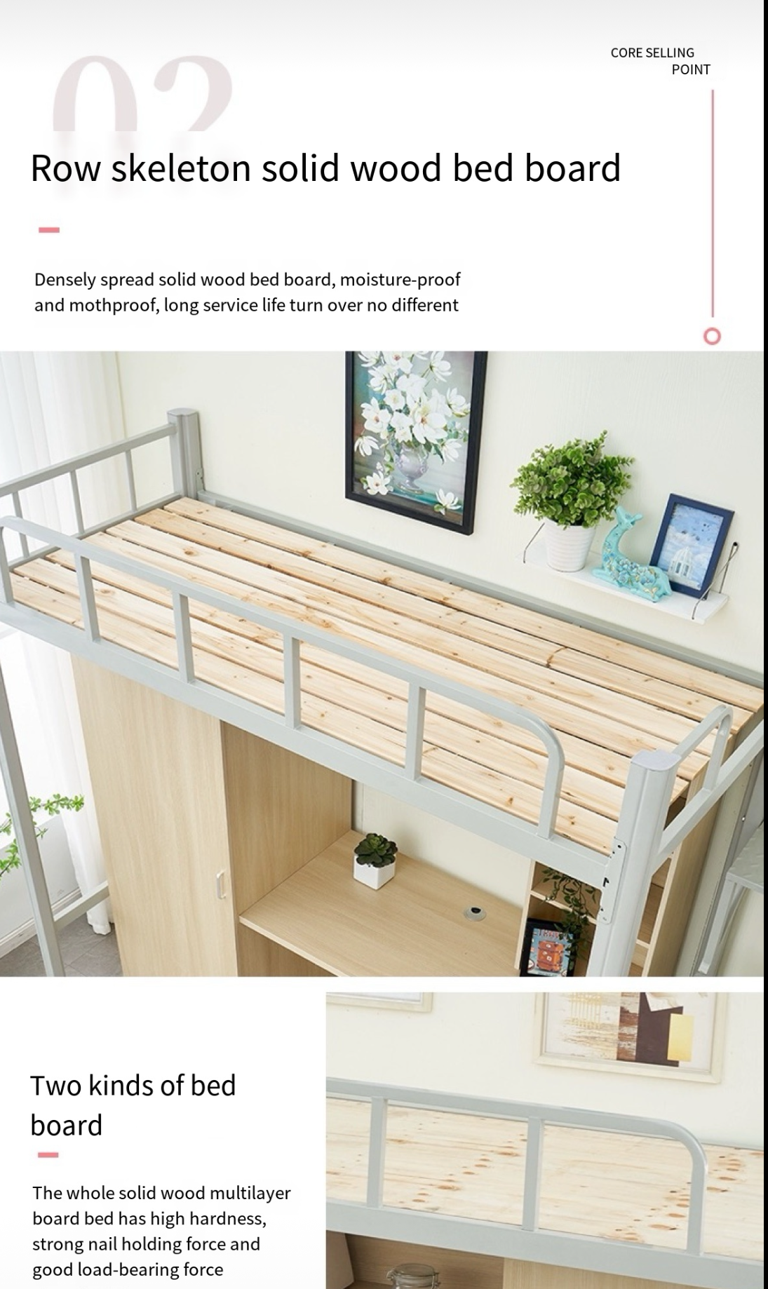 Smart Living Simplified: Iron Art Beds for Student Apartments - Delivered and Assembled for Your Convenience