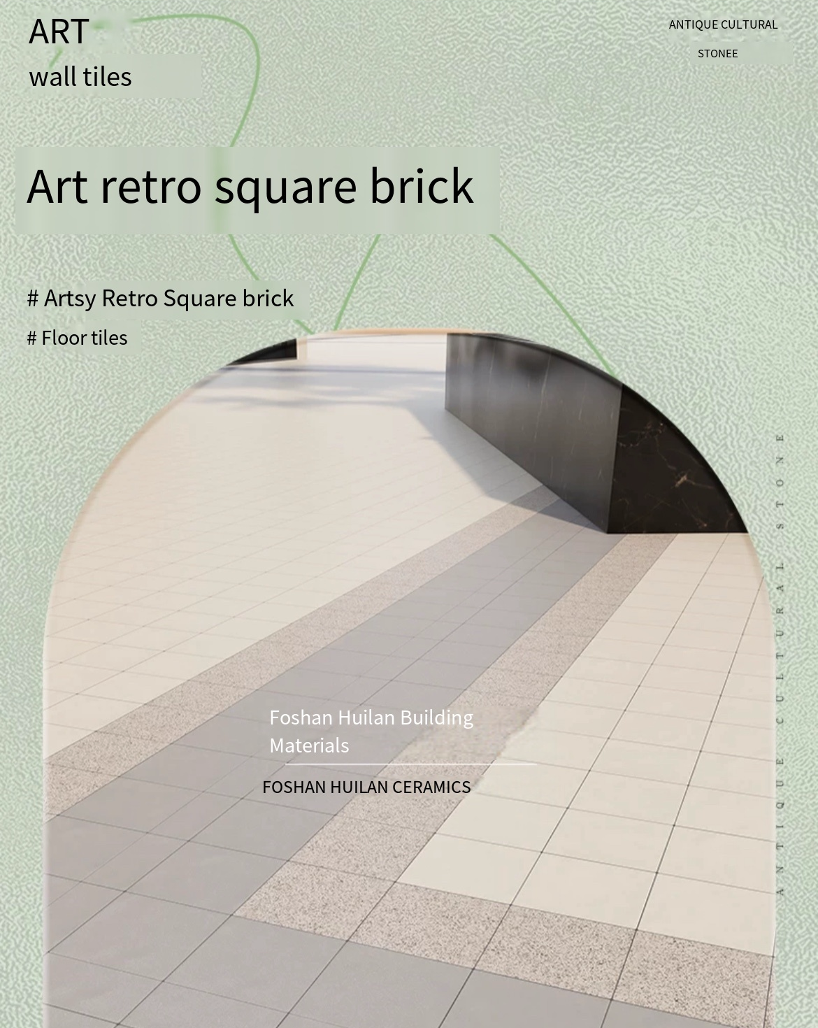 Transform Your Outdoor Oasis with Non-Slip 100x100mm Square Floor Villa, Courtyard Garden Tiles