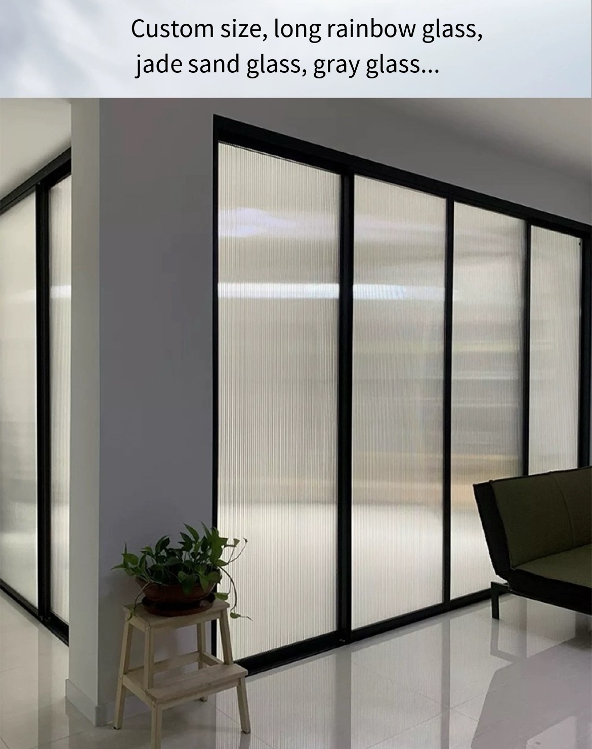 Customized Narrow Sliding Door: Elevate Every Space with Titanium-Magnesium Alloy Elegance